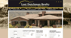 Desktop Screenshot of lostdutchmanrealty.com